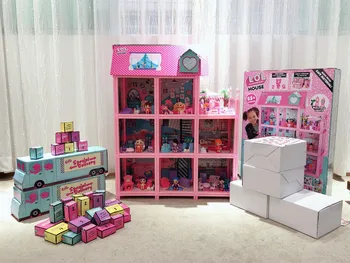 LOL Surprise Original House with 85+ Surprises! Christmas Gift for Children Play House Toy for Girl
LOL Surprise Original House with 85+ Surprises! Christmas Gift for Children Play House Toy for Girl