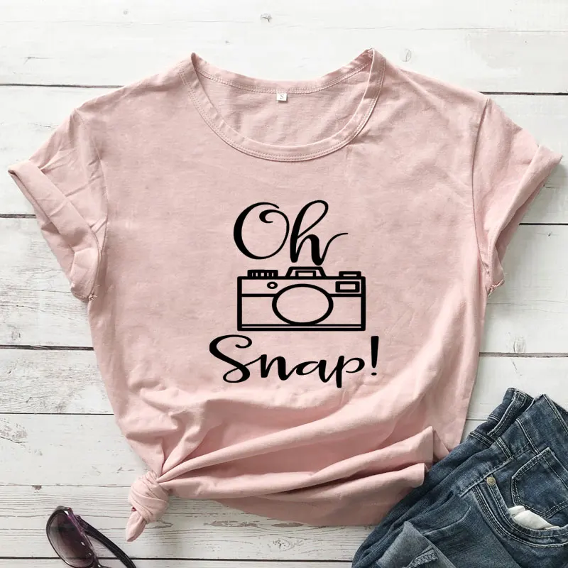 Women Graphic Photographer Gift Top Tee Shirt Camiseta T-shirt Funny Summer Unisex Photography Tshirt Cute
Women Graphic Photographer Gift Top Tee Shirt Camiseta T-shirt Funny Summer Unisex Photography Tshirt Cute