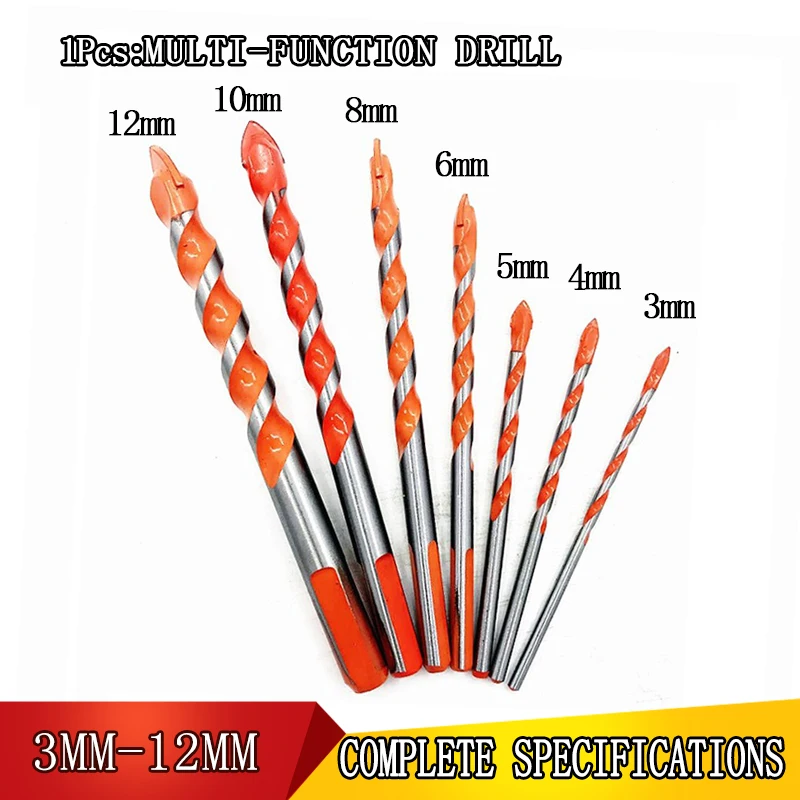 1Pcs multi-function drill bit twist thread tool high quality triangle reaming drill Glass ceramic tile wall wood Metal Material
1Pcs multi-function drill bit twist thread tool high quality triangle reaming drill Glass ceramic tile wall wood Metal Material