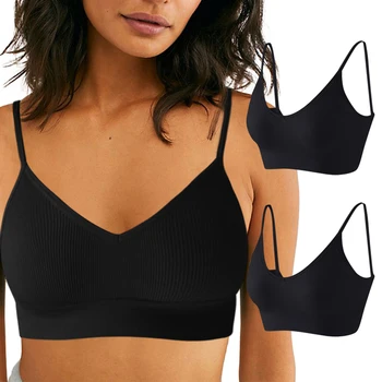 2/3Pcs Open Back Tank Top Cotton Brassiere Comfortable Seamless Bra For Women Wirefree Underwear Sexy Bralette Backless Bras 
2/3Pcs Open Back Tank Top Cotton Brassiere Comfortable Seamless Bra For Women Wirefree Underwear Sexy Bralette Backless Bras