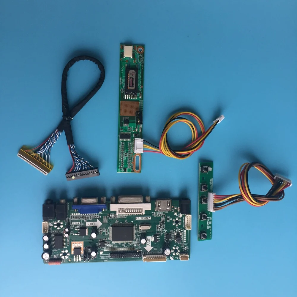 

for controller board LP141WX1(TL)(E1)(TL)(E3)(TL)(E6)(TL)(G1) 1280*800 14.1" M.NT68676 30pin LG DIY VGA LVDS LED HDMI kit