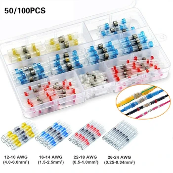 Waterproof Seal Heat Shrink Solder Wire Connector Shrinkage Solder Sleeve Tube for Cable Connect Kits Mixed 100/50pcs
Waterproof Seal Heat Shrink Solder Wire Connector Shrinkage Solder Sleeve Tube for Cable Connect Kits Mixed 100/50pcs