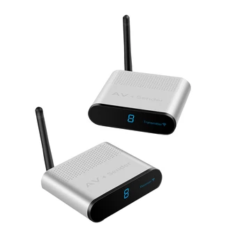 2.4G AV 1 Transmitter + 2 Receivers Wireless 150M Long Distance TV Signal Extender Video Audio Sender UK Plug 
2.4G AV 1 Transmitter + 2 Receivers Wireless 150M Long Distance TV Signal Extender Video Audio Sender UK Plug