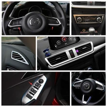 Lapetus Matte Interior Refit Kit Steering Wheel Strip / Central Control Frame / Air AC Panel Cover Trim For Mazda 3 2017 2018
Lapetus Matte Interior Refit Kit Steering Wheel Strip / Central Control Frame / Air AC Panel Cover Trim For Mazda 3 2017 2018