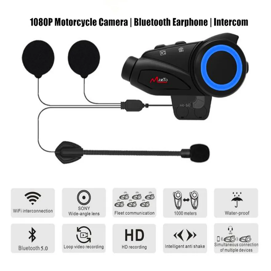 Motorcycle Camera Recorder Helmet Waterproof Hifi Music Fm Radio Mini Wifi Bluetooth 1080P Video Gadgets Body Small Camcorder
Motorcycle Camera Recorder Helmet Waterproof Hifi Music Fm Radio Mini Wifi Bluetooth 1080P Video Gadgets Body Small Camcorder