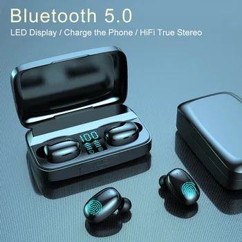 AWI TWS Earphone Wireless Bluetooth 5.0 Stereo Headphones LED Display HIFI Headsets Waterproof 1800mAh Power Bank HD Call 
AWI TWS Earphone Wireless Bluetooth 5.0 Stereo Headphones LED Display HIFI Headsets Waterproof 1800mAh Power Bank HD Call
