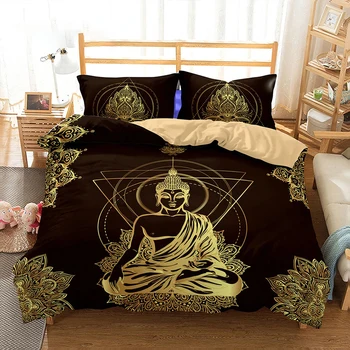 Buddha Bedding Set Mandala Quilt Cover Peace Design Bed Set Bohemian a Mini Van Bedclothes 3pcs BE1111
Buddha Bedding Set Mandala Quilt Cover Peace Design Bed Set Bohemian a Mini Van Bedclothes 3pcs BE1111