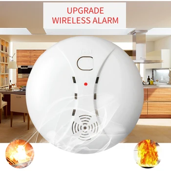 Independent Wireless Smoke Detector Alarm System Alarm Accessories Sensitive Smoke/Fire Detector For Home Security Alarm System
Independent Wireless Smoke Detector Alarm System Alarm Accessories Sensitive Smoke/Fire Detector For Home Security Alarm System