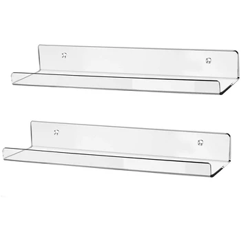 2 x 15 inch Clear Acrylic Floating Wall Ledge Shelf, Wall Mounted Nursery Kids Bookshelf, Thick Bathroom Storage Shelves
2 x 15 inch Clear Acrylic Floating Wall Ledge Shelf, Wall Mounted Nursery Kids Bookshelf, Thick Bathroom Storage Shelves