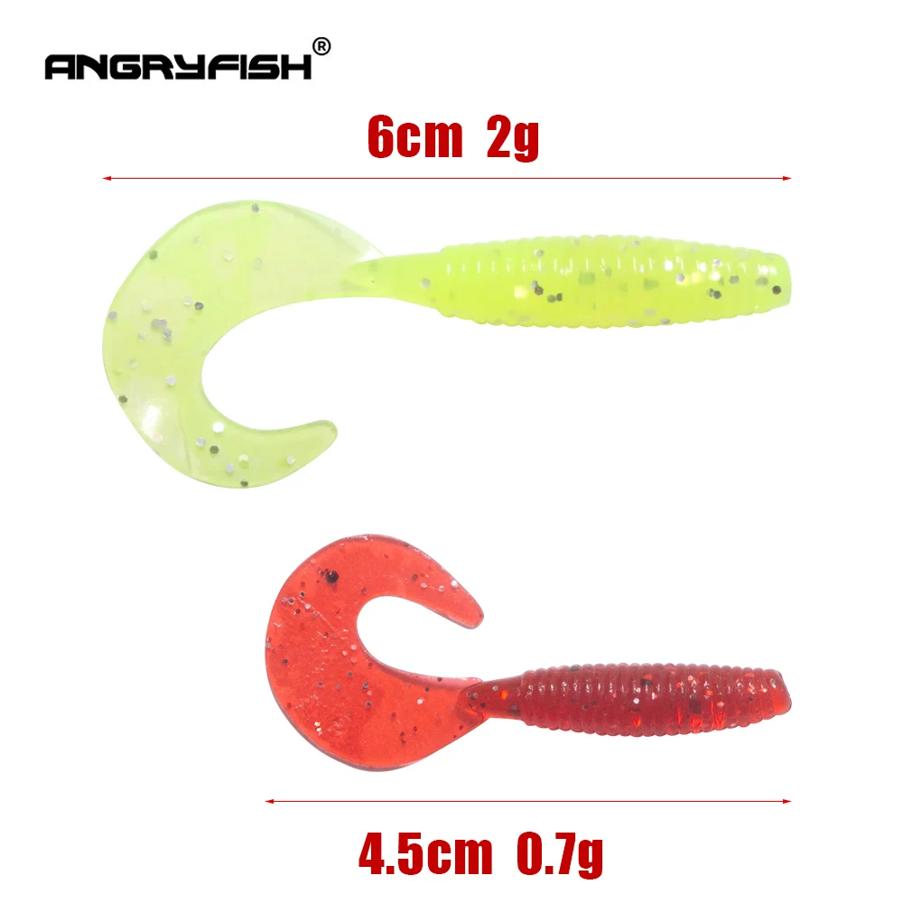 Angryfish 15pcs/lot Volume tail Worm Soft lure Carp Wobbler Bionic larva swimbait Silicone artificial bait For fishing Boilies
Angryfish 15pcs/lot Volume tail Worm Soft lure Carp Wobbler Bionic larva swimbait Silicone artificial bait For fishing Boilies