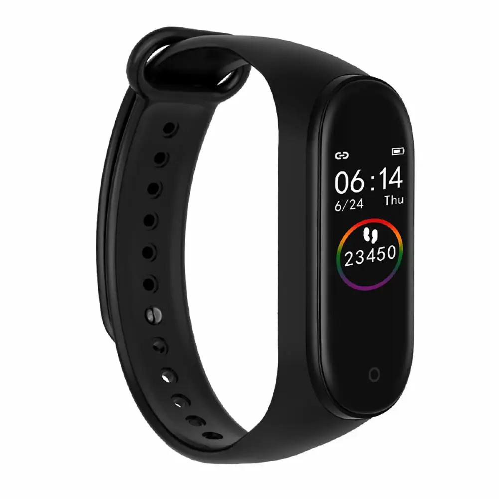 Waterproof Smart Band M4 Smart Bracelet Color Screen Fitness Tracker Blood Pressure Heart Rate Monitor Smart Band
Waterproof Smart Band M4 Smart Bracelet Color Screen Fitness Tracker Blood Pressure Heart Rate Monitor Smart Band