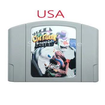 High USA NTSC Quality Customer Cartridge Clay Fighter Cut Card for 64 Bit Video Game Console
High USA NTSC Quality Customer Cartridge Clay Fighter Cut Card for 64 Bit Video Game Console