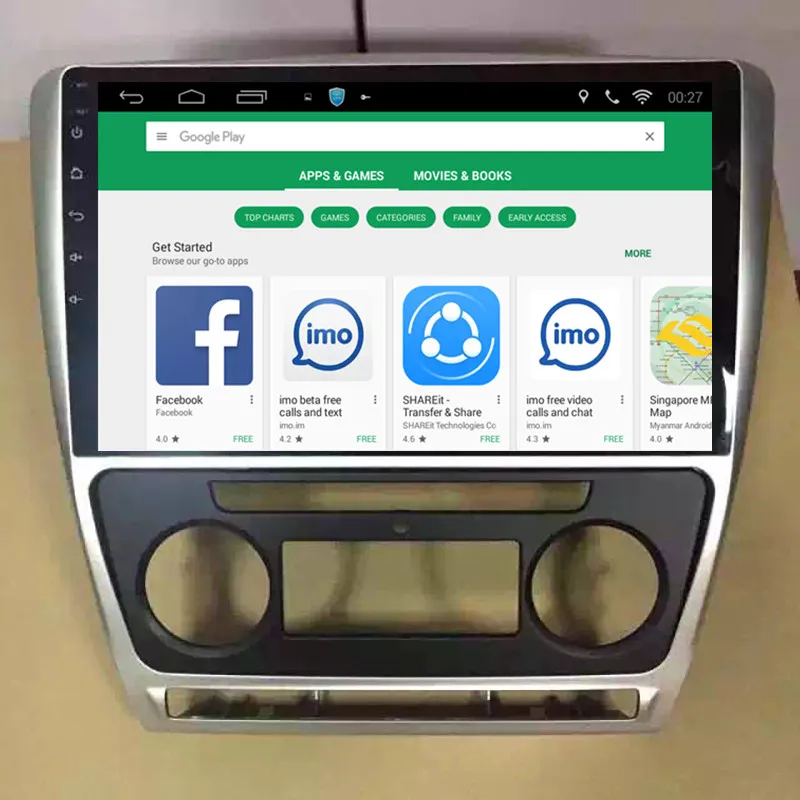 Автомобильный радиоприемник ChoGath 10 2 дюйма Android 9 0 GPS навигация для Skoda OCTAVIA 2007 2008 2009