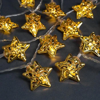 Garland "Thread" 4 m with attachments "Star", IP20, transparent thread, 20 LED, warm white glow, 8 modes, 220 V
Garland "Thread" 4 m with attachments "Star", IP20, transparent thread, 20 LED, warm white glow, 8 modes, 220 V
