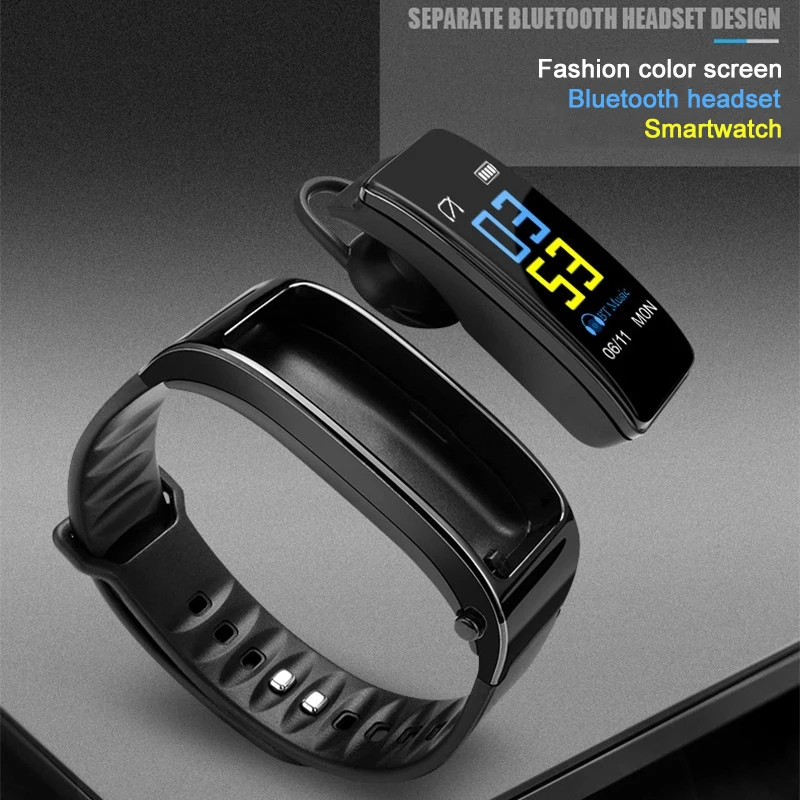 Y3 Smart Watch with Bluetooth Earphone 2 In 1 Men Smartwatch Earphone Heart Rate Monitoring Pedometer Applicable to Android/iOS
Y3 Smart Watch with Bluetooth Earphone 2 In 1 Men Smartwatch Earphone Heart Rate Monitoring Pedometer Applicable to Android/iOS