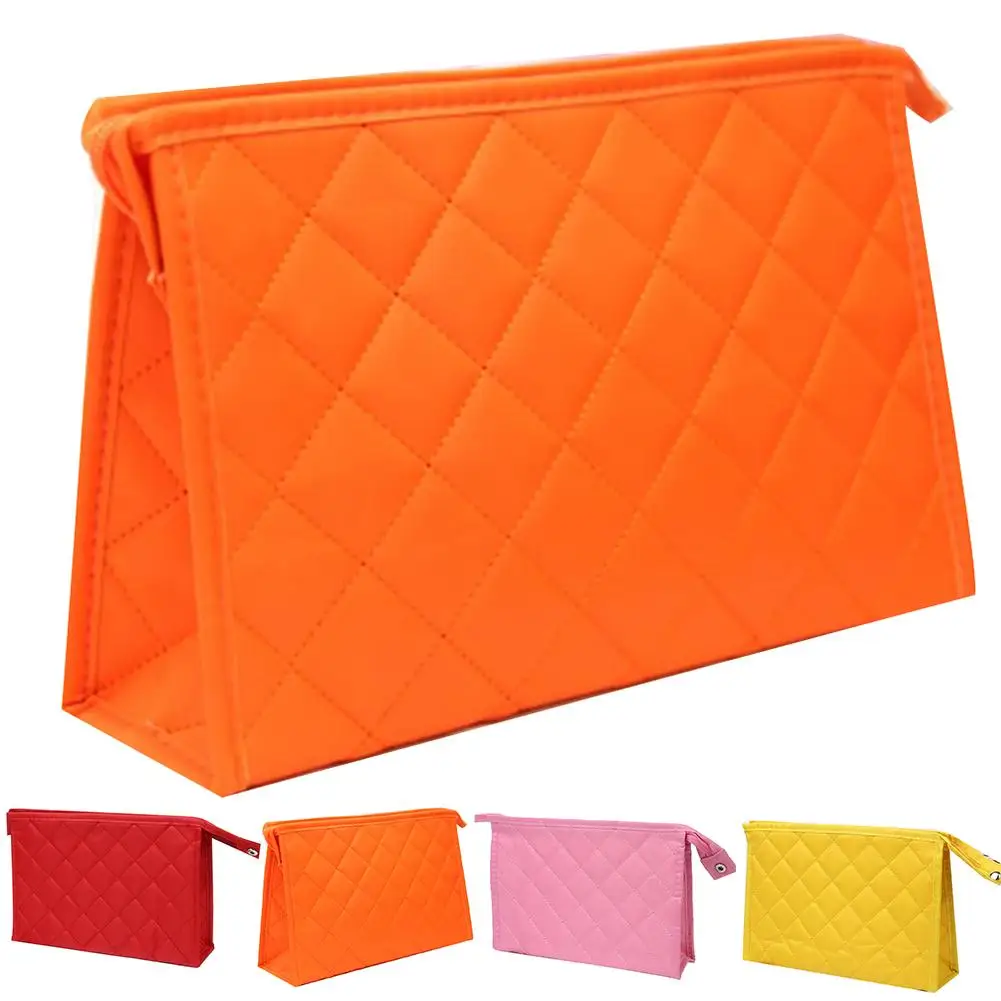 Women Waterproof Makeup bag Travel Organizer Solid Color Plaid Zip Cosmetic Storage Bag Multi-Function Cosmetologist Bag hot sal
Women Waterproof Makeup bag Travel Organizer Solid Color Plaid Zip Cosmetic Storage Bag Multi-Function Cosmetologist Bag hot sal
