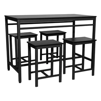 Dining Room Set 4 Chairs 1 Dining Table Set Wooden Furniture Modern Simple Style Fashion Home Kitchen Furniture
Dining Room Set 4 Chairs 1 Dining Table Set Wooden Furniture Modern Simple Style Fashion Home Kitchen Furniture