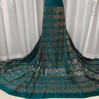 2020 African French Net Lace Fabric with Sequins High Quality Sequins Lace Fabric 5Yards Nigerian Lace Fabric for Wedding Dress
2020 African French Net Lace Fabric with Sequins High Quality Sequins Lace Fabric 5Yards Nigerian Lace Fabric for Wedding Dress