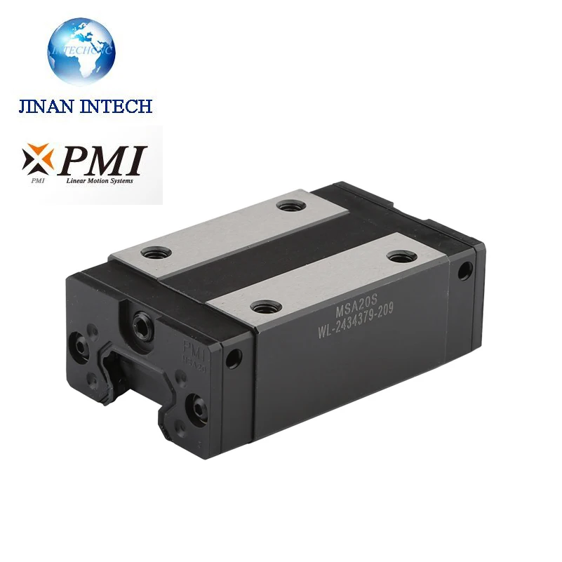 Taiwan PMI type 15mm width linear guide bearing carriage MS series square pillow slider block MSB15S
Taiwan PMI type 15mm width linear guide bearing carriage MS series square pillow slider block MSB15S