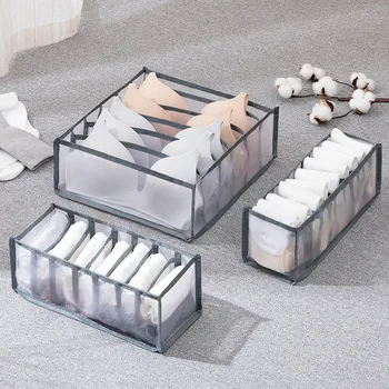 Underwear Storage Boxed Socks Artifact Put Bra Underwear Drawer Type Compartment Children's Wardrobe Finishing Grid Household
Underwear Storage Boxed Socks Artifact Put Bra Underwear Drawer Type Compartment Children's Wardrobe Finishing Grid Household