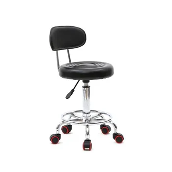 Round Shape Adjustable Salon Stool with Back and Line Black Salon Chair for Bar or home anti-skidding and anti-rust design
Round Shape Adjustable Salon Stool with Back and Line Black Salon Chair for Bar or home anti-skidding and anti-rust design