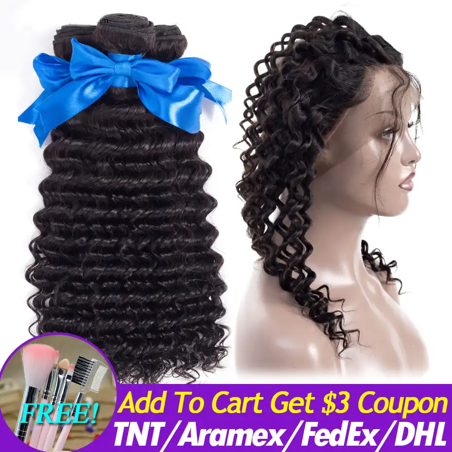 Jarin 360 Lace Frontal With Bundle Brazilian Hair 3 Bundles With