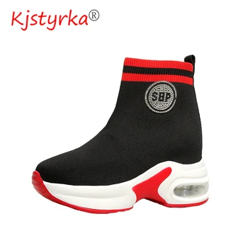 Kjstyrka 2020 High Top Women Shoes Sneakers Casual Sock Shoes Basket Femme Zapatillas Mujer Flying Lover Walking Shoes
Kjstyrka 2020 High Top Women Shoes Sneakers Casual Sock Shoes Basket Femme Zapatillas Mujer Flying Lover Walking Shoes