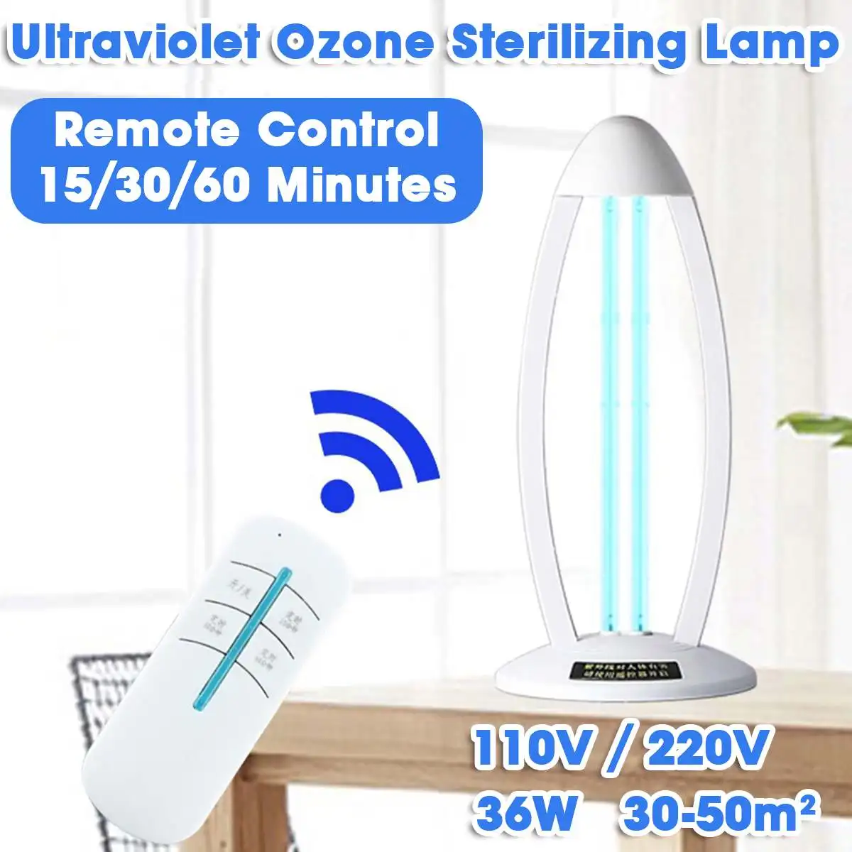 UV 36W UVC Lamp Sterilizer Ozone Quartz UV Light 110V/US Plug 220V/EU Plug Ultraviolet Germicidal Lamps for Home Desinfection
UV 36W UVC Lamp Sterilizer Ozone Quartz UV Light 110V/US Plug 220V/EU Plug Ultraviolet Germicidal Lamps for Home Desinfection