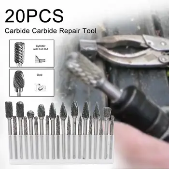 20PCS Rotary File Set Tungsten Steel Carving Drill With Long Service Life Hard Alloy Repairing And Maintenance Tool
20PCS Rotary File Set Tungsten Steel Carving Drill With Long Service Life Hard Alloy Repairing And Maintenance Tool