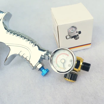 Adjustment Air Control Pressure Gauge Compressor Regulator For Devilbiss & Iwata Spray Tool 0-10 Bar (0-140 PSI)
Adjustment Air Control Pressure Gauge Compressor Regulator For Devilbiss & Iwata Spray Tool 0-10 Bar (0-140 PSI)