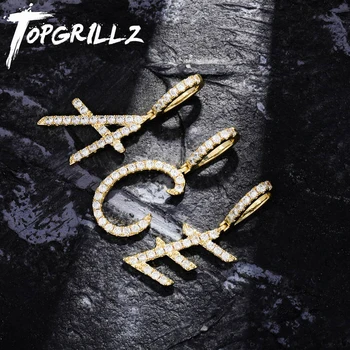 TOPGRILLZ A-Z Small Single Letters Necklaces &Pendant Name Charm Pendants For Men/Women Cubic Zircon Hip Hop Jewelry
TOPGRILLZ A-Z Small Single Letters Necklaces &Pendant Name Charm Pendants For Men/Women Cubic Zircon Hip Hop Jewelry