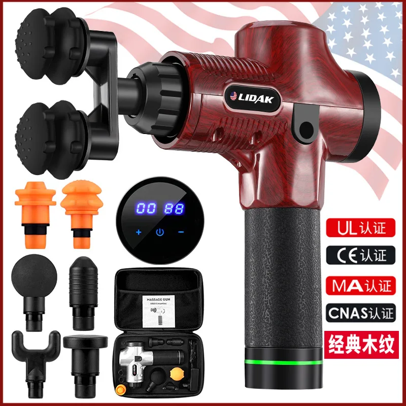 fascial gun muscle double head massager fitness massager electric shock gun vibration relaxation gun 
fascial gun muscle double head massager fitness massager electric shock gun vibration relaxation gun