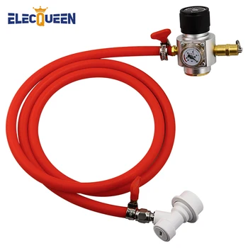 5/16" PVC Gas Line Assembly,0-90 PSI Soda Bottle CO2 Mini Gas Regulator with Relief Valve T21*4 - Homebrew Draft Beer Dispensing
5/16" PVC Gas Line Assembly,0-90 PSI Soda Bottle CO2 Mini Gas Regulator with Relief Valve T21*4 - Homebrew Draft Beer Dispensing