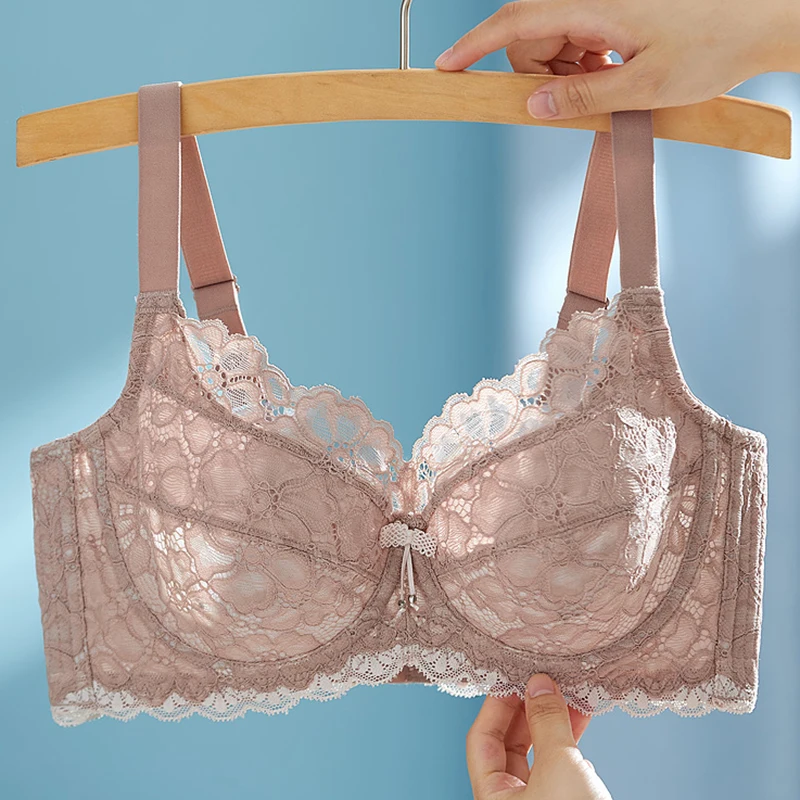 Womens Ultra Thin Wireless Bras Full Coverage Non Padded Underwear Female Lace Embroidery Lingerie Red Minimizer Bra 34 36 38 F
Womens Ultra Thin Wireless Bras Full Coverage Non Padded Underwear Female Lace Embroidery Lingerie Red Minimizer Bra 34 36 38 F