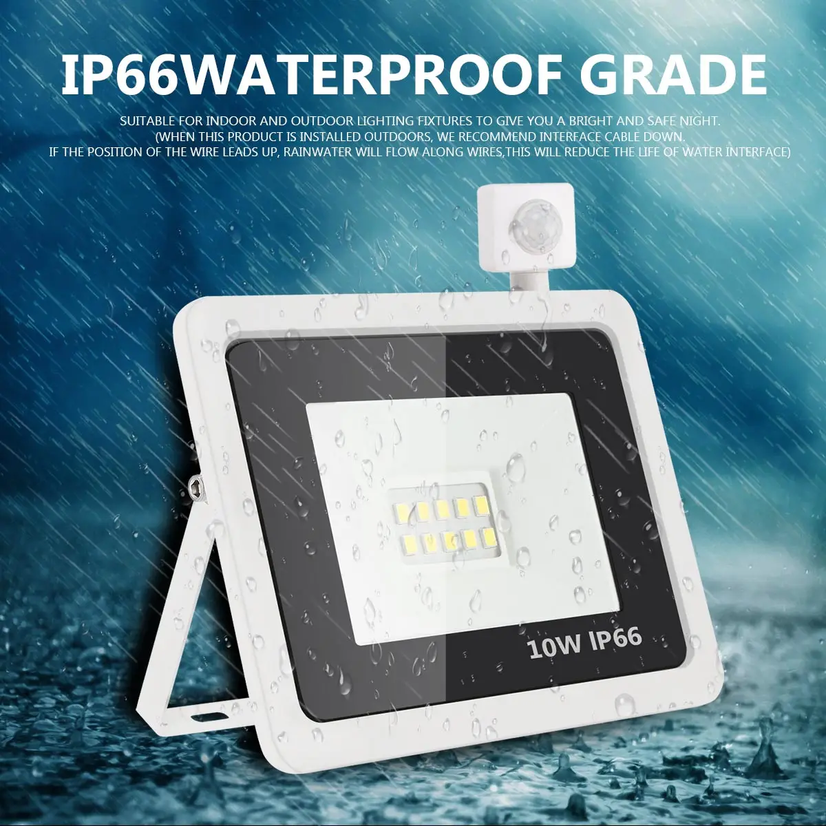 Floodlight Lamp Motion Sensor Reflector LED Flood Light 10/30/ 50/100W AC 165-265V Waterproof IP66 Led Spot Outdoor Garden Light
Floodlight Lamp Motion Sensor Reflector LED Flood Light 10/30/ 50/100W AC 165-265V Waterproof IP66 Led Spot Outdoor Garden Light