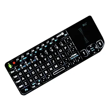 

Rii V3 Wireless Keyboard 2.4G RF Touchpad With LED Backlight Laser Pointer Combo Handheld for presentations gaming Smart TV