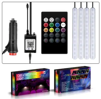 ICESNAKE Car Atmosphere Light Foot Light USB/Cigarette Lighter Remote Control Interior Decorative LED Lamp Strip Accessories
ICESNAKE Car Atmosphere Light Foot Light USB/Cigarette Lighter Remote Control Interior Decorative LED Lamp Strip Accessories