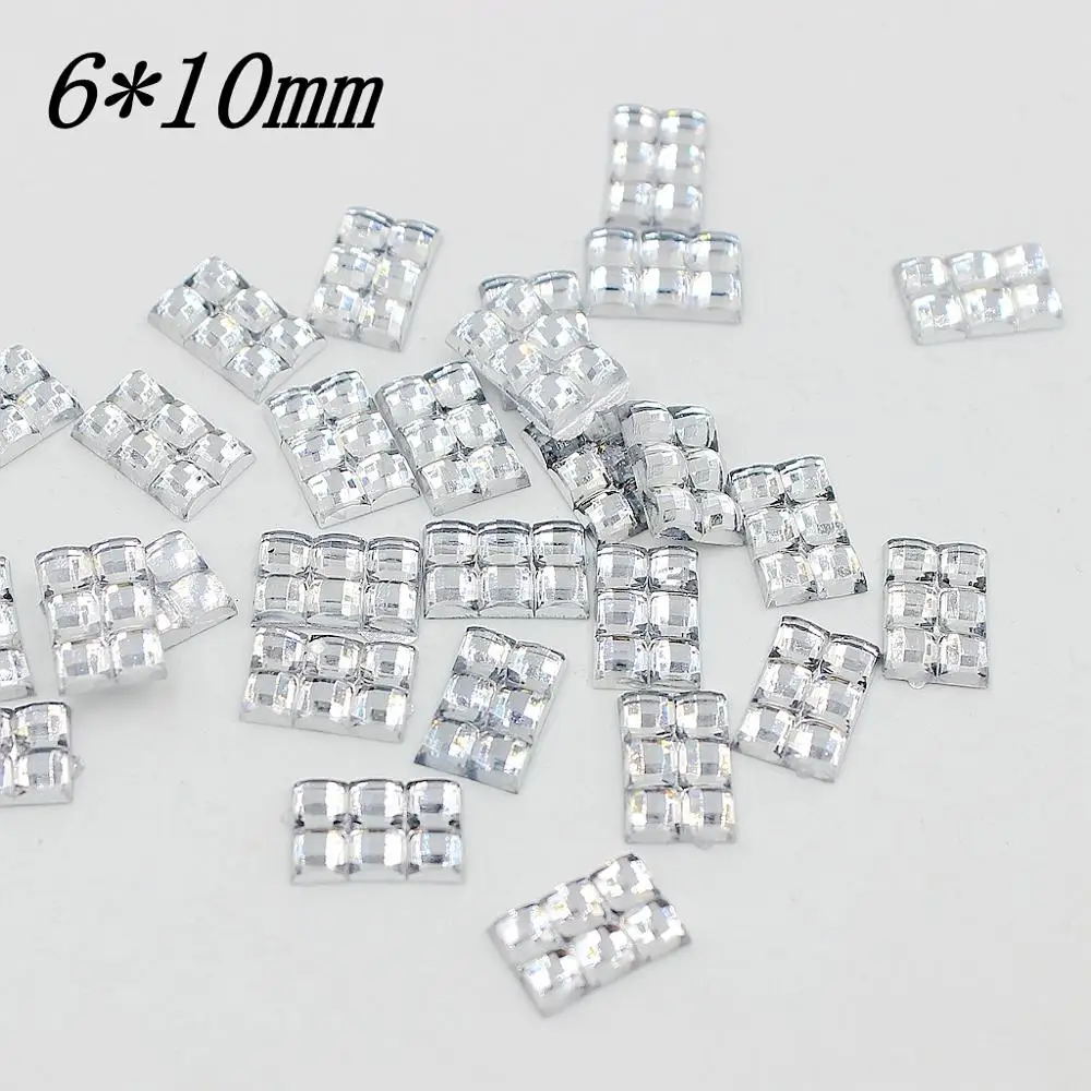New 200pcs Round 10mm/Rectangle 6*10mm Flatbact Crystal Rhinestone Acrylic Rhinestone Jewelry Accessories For Diy Decoration
New 200pcs Round 10mm/Rectangle 6*10mm Flatbact Crystal Rhinestone Acrylic Rhinestone Jewelry Accessories For Diy Decoration