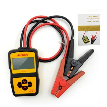Original Autool BT360 Auto Battery Tester 12V Automotive Battery Analyzer 2000CCA 220AH Multi-Language BAD Cell Test Car Tools
Original Autool BT360 Auto Battery Tester 12V Automotive Battery Analyzer 2000CCA 220AH Multi-Language BAD Cell Test Car Tools