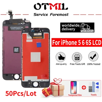 50Pcs/Lot For iPhone 6S LCD Display Touch Screen Digitizer Replacement No Dead Pixel Screen For iPhone 6s Plus 5 5S 5C 5 SE LCD
50Pcs/Lot For iPhone 6S LCD Display Touch Screen Digitizer Replacement No Dead Pixel Screen For iPhone 6s Plus 5 5S 5C 5 SE LCD