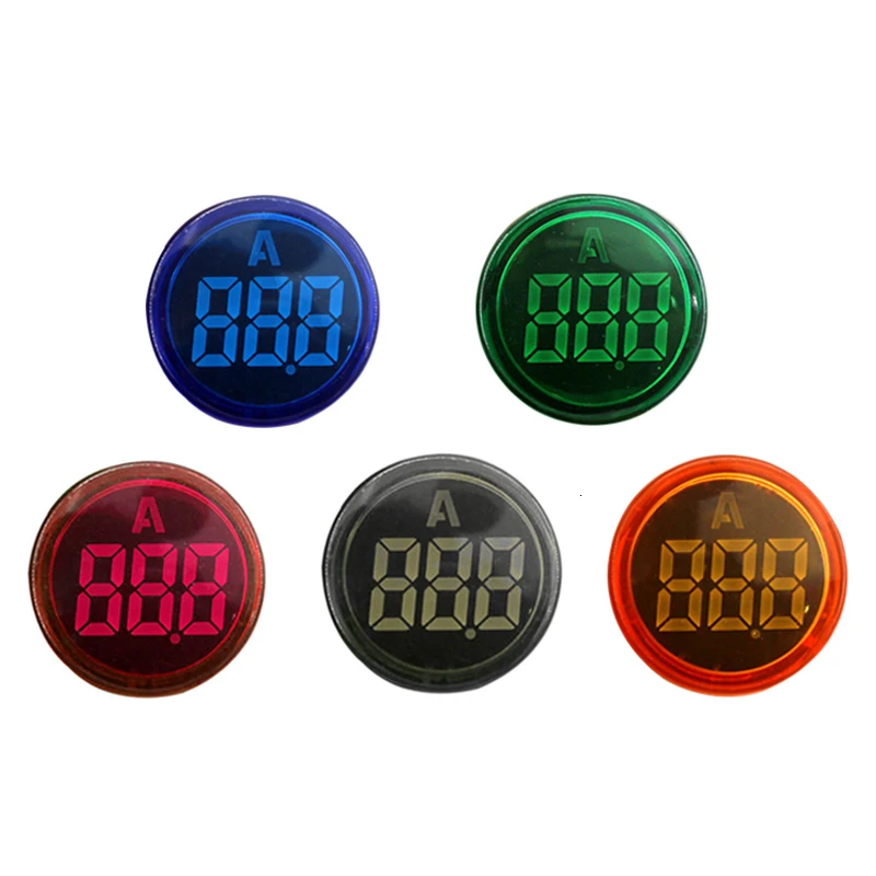 22mm LED AC Digital Display Voltmeter Current Meter Gauge Ampere Indicator Signal Lamp Lights Range 1-100A Warning Light
22mm LED AC Digital Display Voltmeter Current Meter Gauge Ampere Indicator Signal Lamp Lights Range 1-100A Warning Light