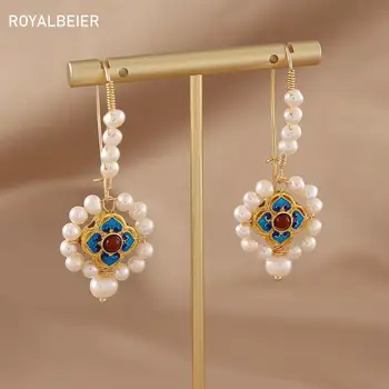 Handmade Creative Design Drop Pearl Earrings For Women Ethnic Natural Pearl Dangle Earrings Fine Jewelry
Handmade Creative Design Drop Pearl Earrings For Women Ethnic Natural Pearl Dangle Earrings Fine Jewelry