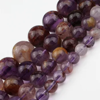 Purple Ghost Quartz Natural Beads Round Loose 6 8 10 12mm Loose Beads For Jewelry Making DIY Bracelet Necklace 7.5'' Wholesale
Purple Ghost Quartz Natural Beads Round Loose 6 8 10 12mm Loose Beads For Jewelry Making DIY Bracelet Necklace 7.5'' Wholesale