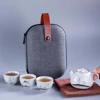 Portable Ruyao Express Travel One Pot Three Cups of Kungfu Ceramic Teaware Set Office Business Gifts
Portable Ruyao Express Travel One Pot Three Cups of Kungfu Ceramic Teaware Set Office Business Gifts