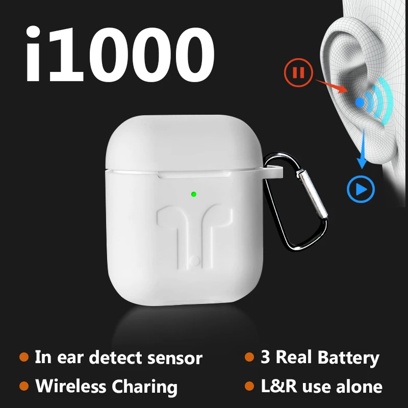 

I1000 TWS-HighTechX Edition Pop up windows 1:1 H1 chip smart sensor drahtlose lade super bass 1 Bestellung