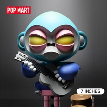 Pop mart grosseira halu linglob-mambo 7 polegada gid cor azul coleção de arte brinquedos animais figura 6989820020033(China)