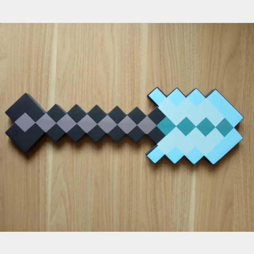 45cm High Quality Safe EVA Perfect Minecrafted Shovel Axe Diamond Action Party Toy Christmas Gifts Kids Minecrafted
45cm High Quality Safe EVA Perfect Minecrafted Shovel Axe Diamond Action Party Toy Christmas Gifts Kids Minecrafted