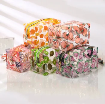 Waterproof Cosmetic Bags Fruit Printed Transparent Makeup Organizer Case Toiletry Bag PVC Zipper Travel Storage Pouch
Waterproof Cosmetic Bags Fruit Printed Transparent Makeup Organizer Case Toiletry Bag PVC Zipper Travel Storage Pouch