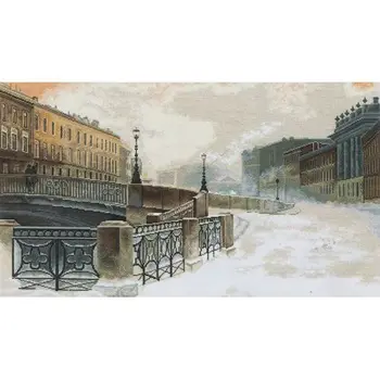 691 set for embroidery hobby & pro 'мойка', based on the same-name watercolor of Sergei temerev, 72*40 cm
691 set for embroidery hobby & pro 'мойка', based on the same-name watercolor of Sergei temerev, 72*40 cm