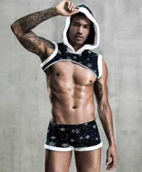 Mens Sexy Santa Fetish Sexy Cosplay Male Lingerie Hot Exotic Apparel Party Club Wear Hooded Christmas Sexy Costumes
Mens Sexy Santa Fetish Sexy Cosplay Male Lingerie Hot Exotic Apparel Party Club Wear Hooded Christmas Sexy Costumes